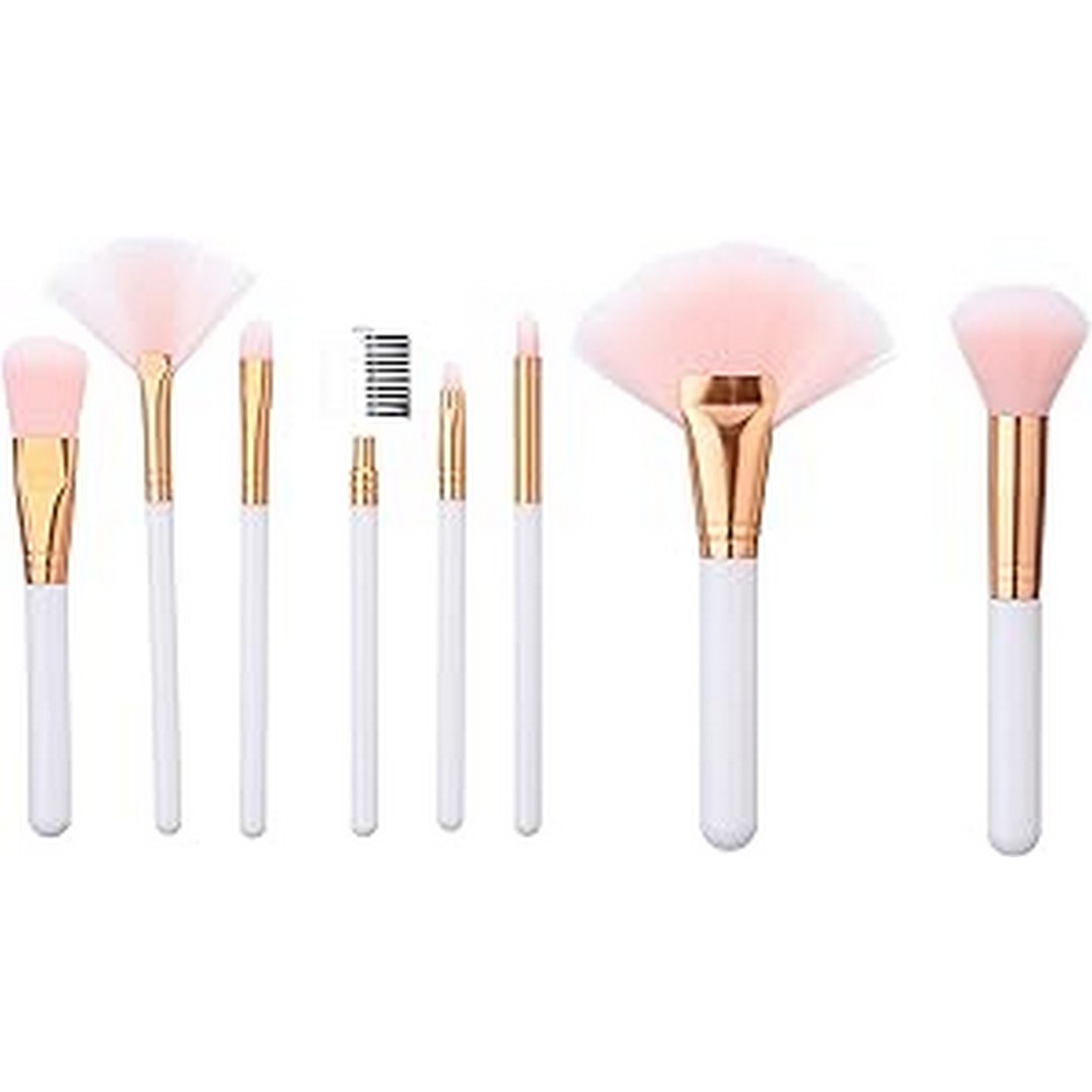 مجموعة فرش مكياج للنساء - 8 قطع