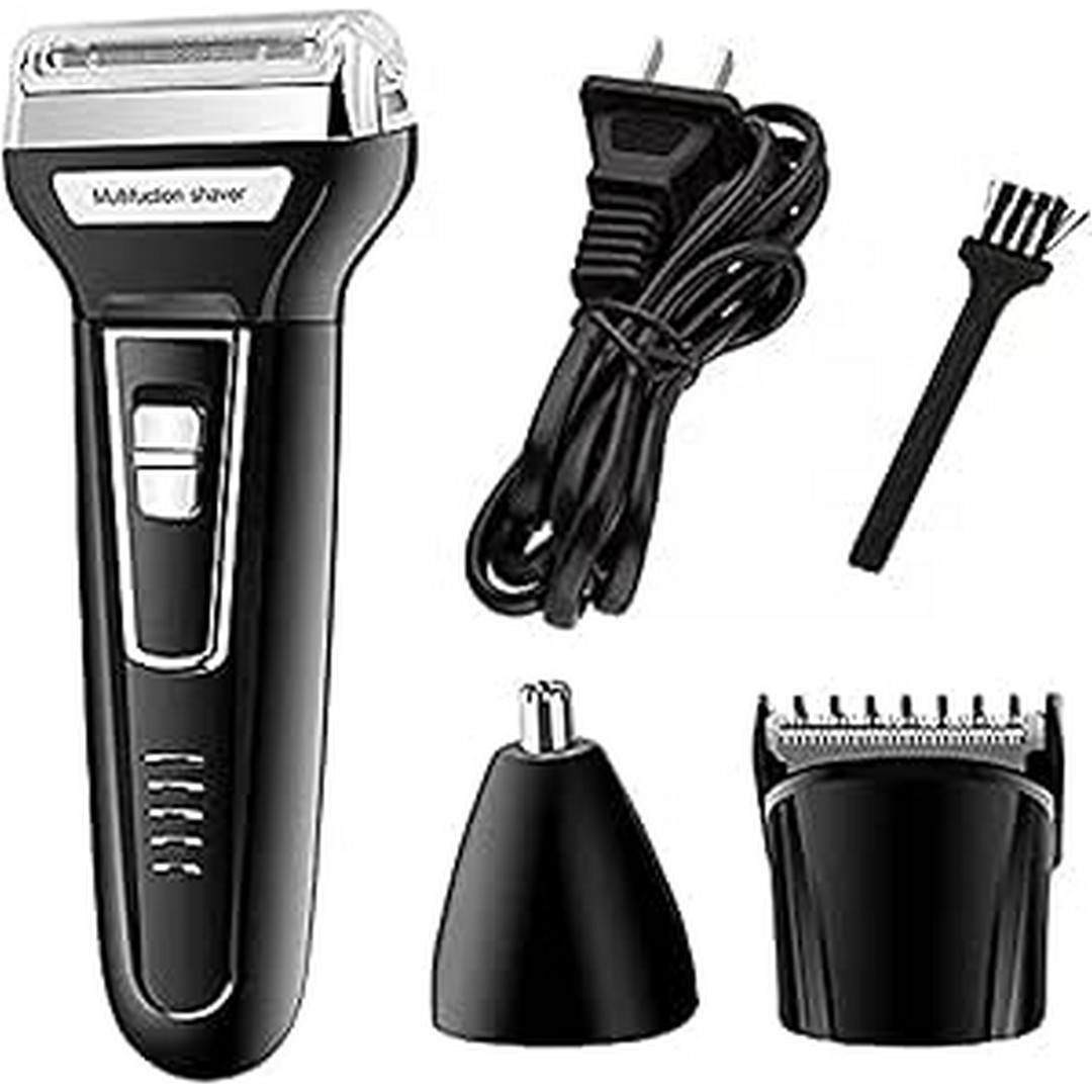 ماكينة حلاقة الشعر كيمي 3 في 1 - أسود - KM-6558