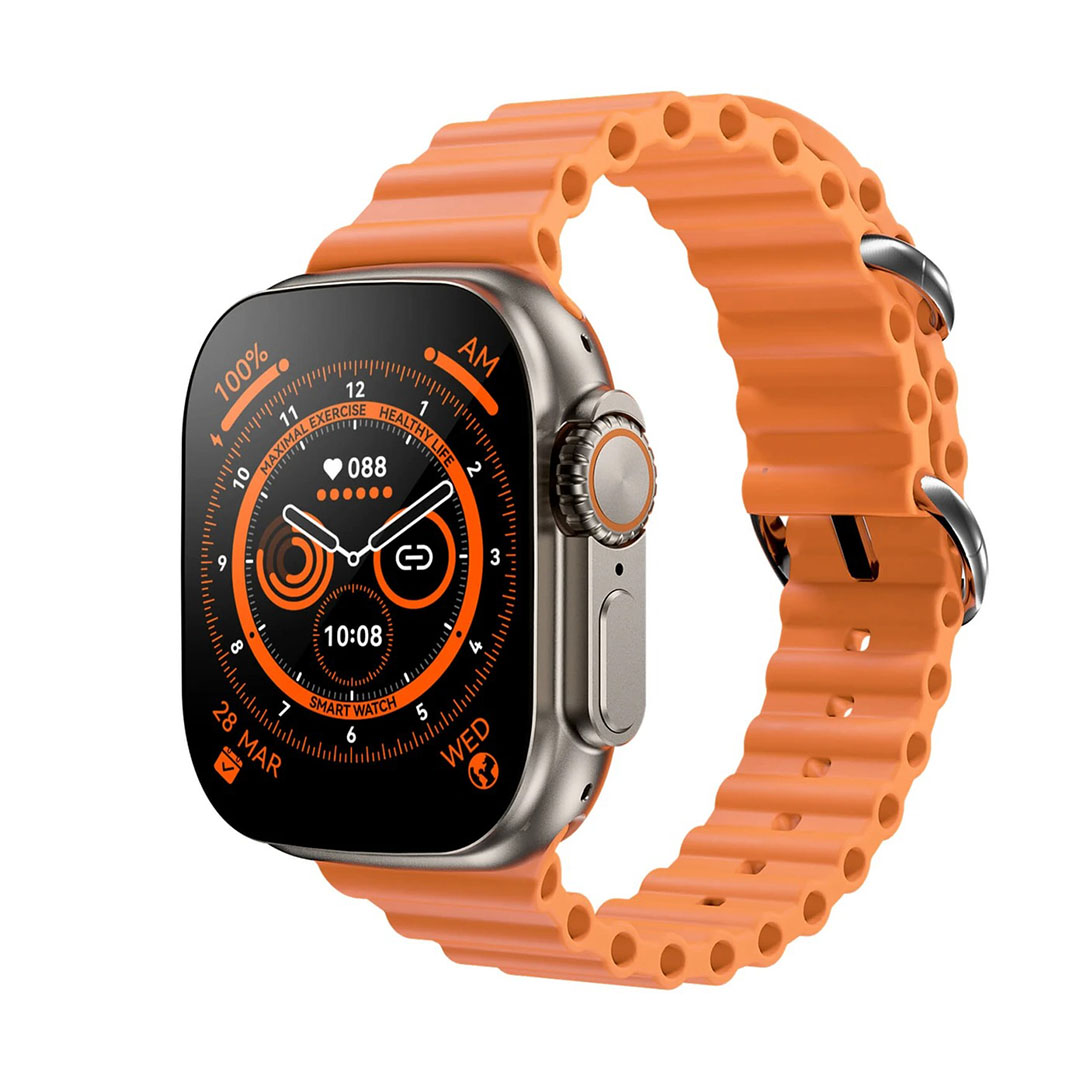 S9 pro ساعة سمارت - 2.1 بوصة - برتقالي