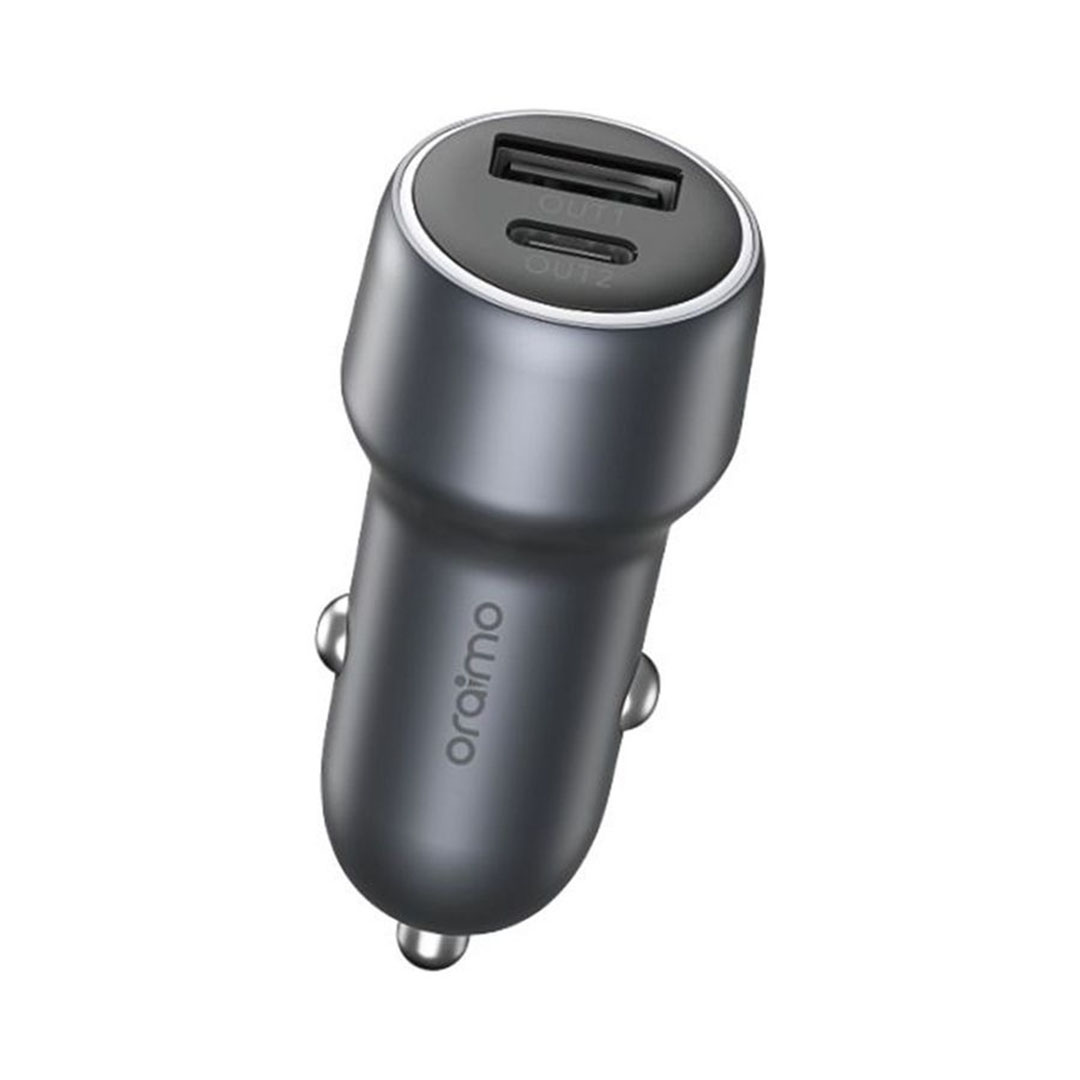 OCC-73D شاحن عربية - 2 مخرج - فضي