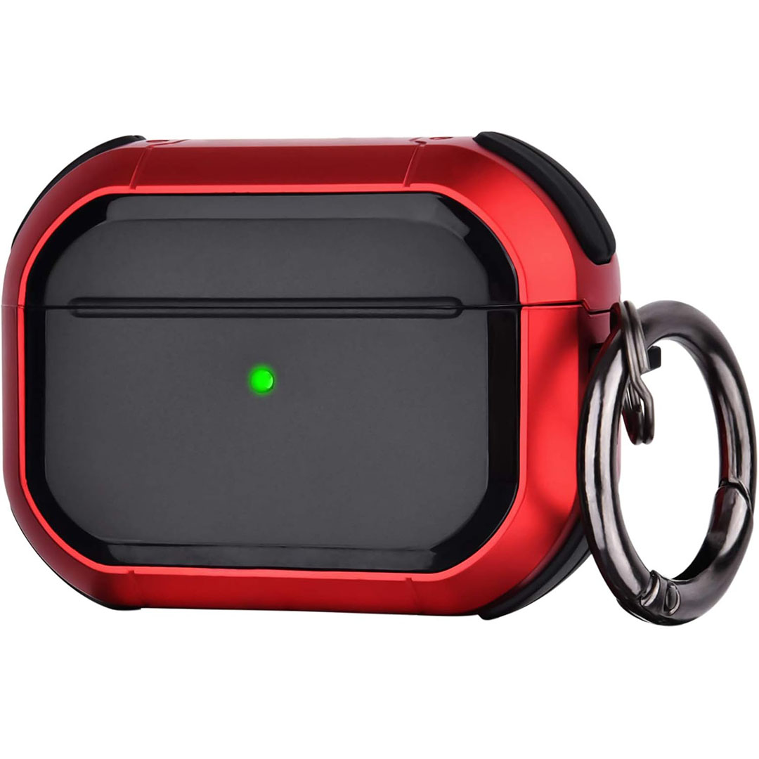 حافظة متوافقة مع سماعات Airpods pro 2 - أحمر