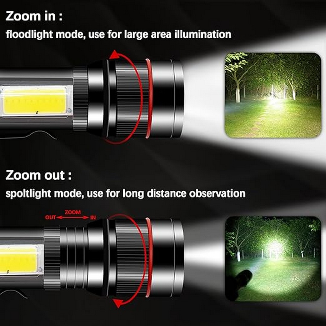 كشاف يدوي قابل للشحن - LED