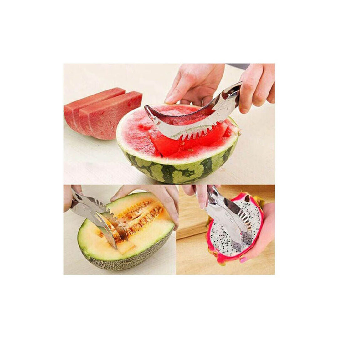 قطاعة بطيخ شرائح - فضي