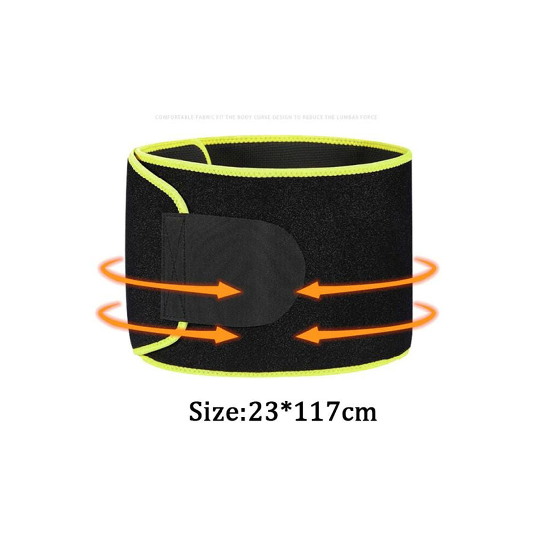 حزام تخسيس البطن - أسود