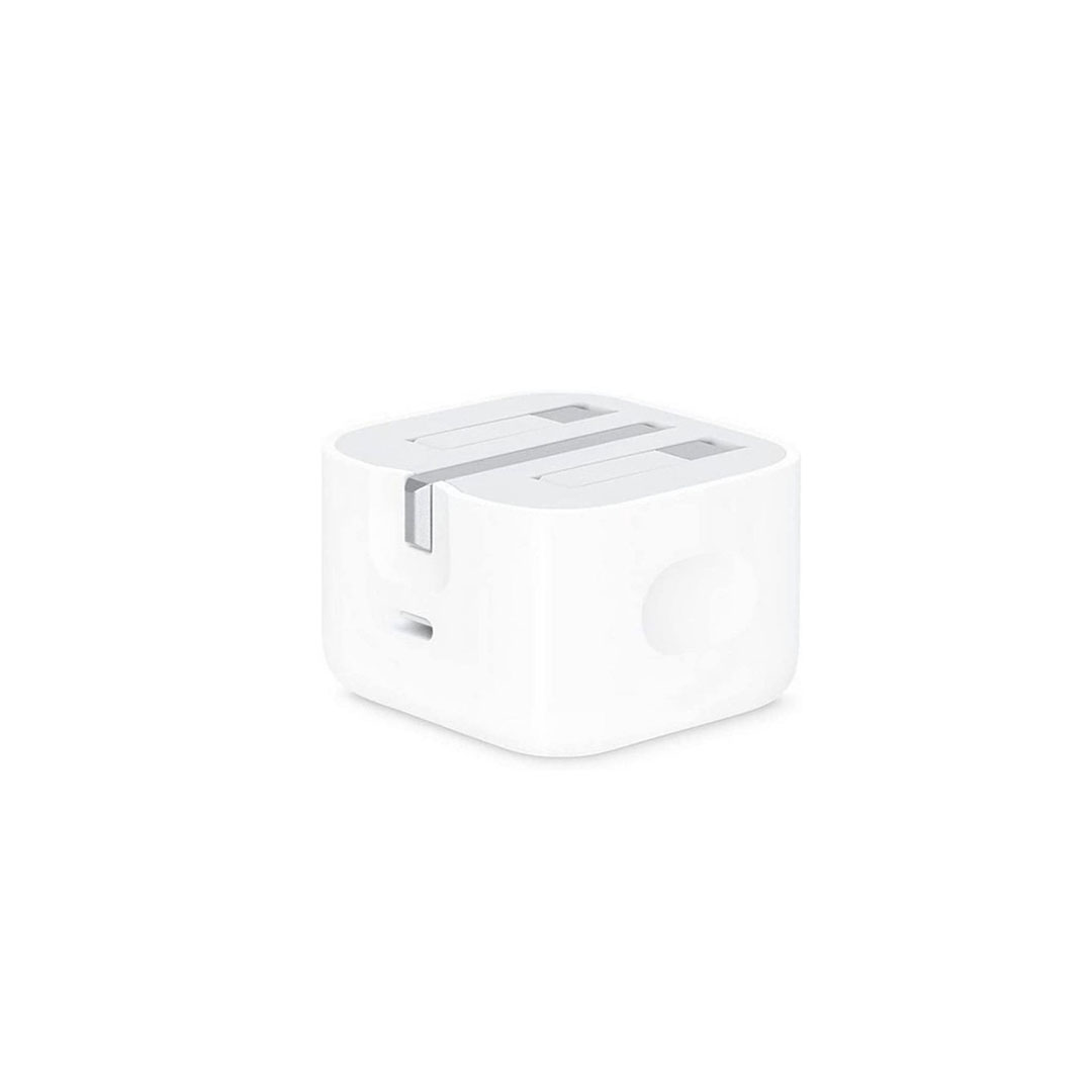 محول شاحن مع كابل ابل ايفون - 25 وات - USB-C/Lightning - أبيض