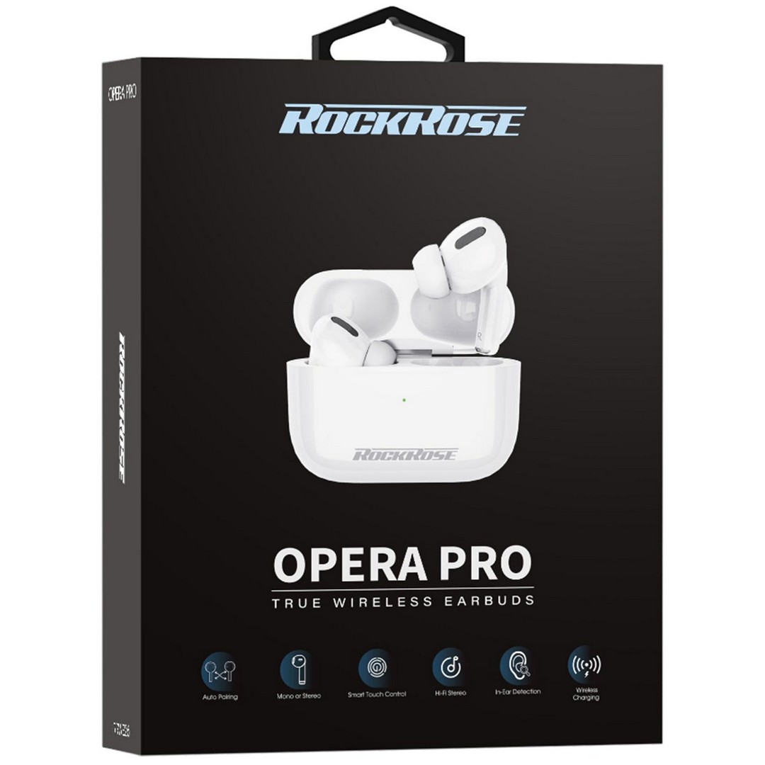 سماعات أذن لاسلكية روك روز Opera Pro - أبيض