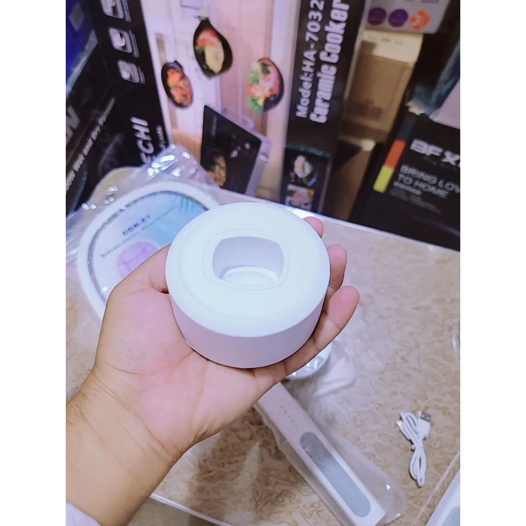 مضرب حشرات قابل للشحن - 400 مللي أمبير - أبيض