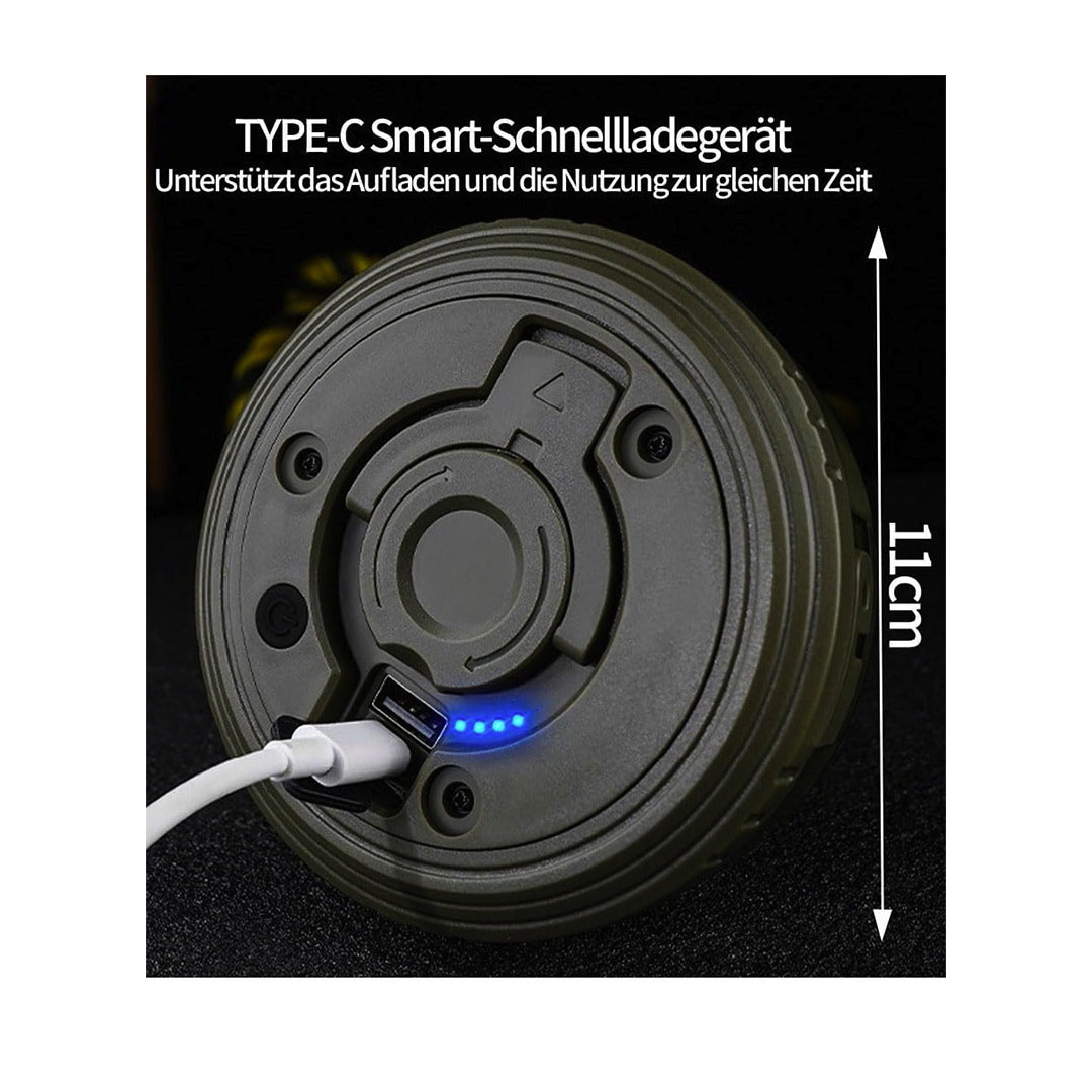 شريط إضائه و كشاف 2 في 1 قابل للشحن - 8 متر