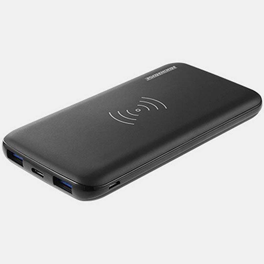 باور بانك روك روز 10000 مللي أمبير - شحن لاسلكي - رمادي