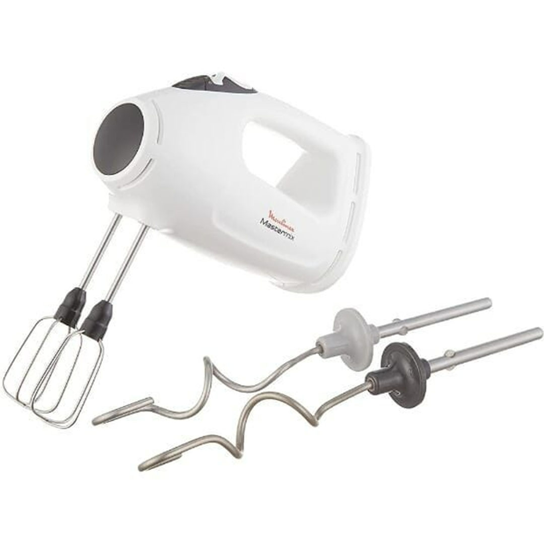 HM400BEG مضرب يدوي ماستر ميكس، 425 وات مولينيكس - أبيض