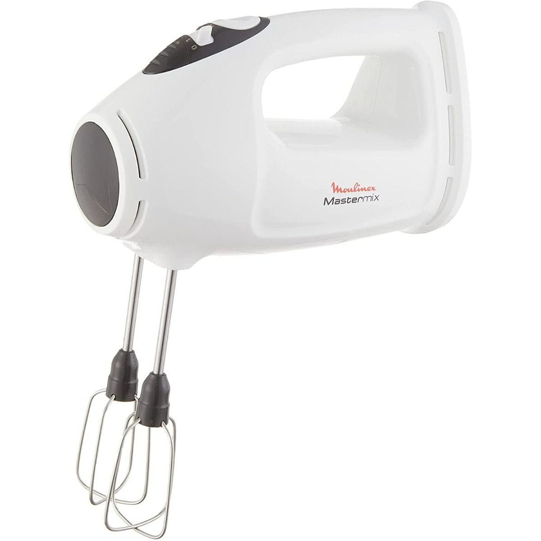 HM400BEG مضرب يدوي ماستر ميكس، 425 وات مولينيكس - أبيض