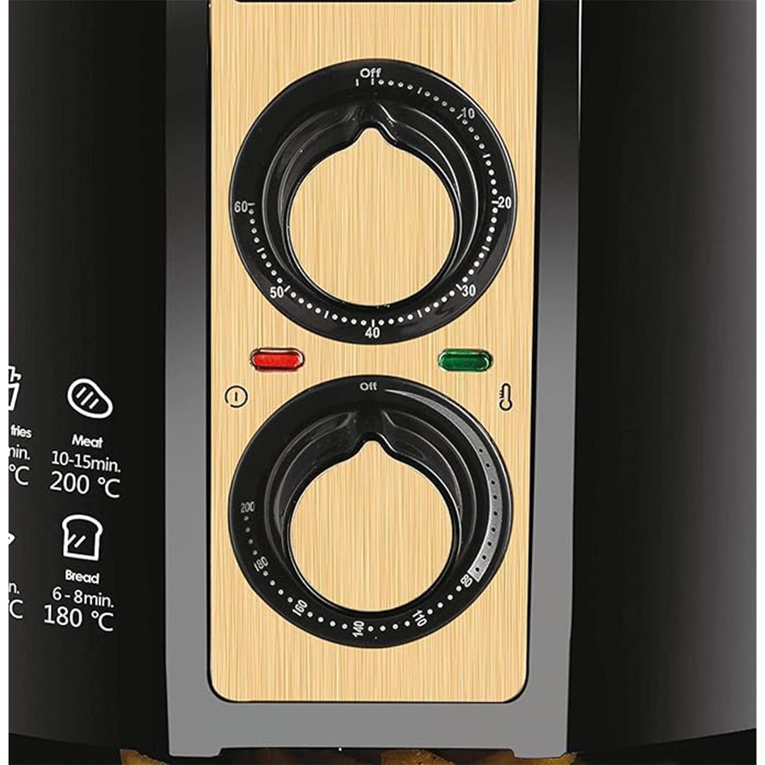 قلاية هوائية بلاك أند ديكر - 4 لتر - أسود/ذهبي - AF300