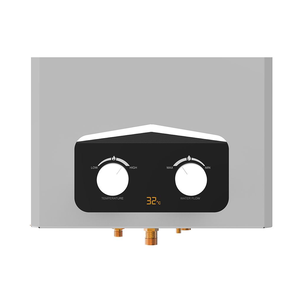 GHM-C06CNE-S سخان مياه غاز طبيعي بمدخنة - 6 لتر - فضي