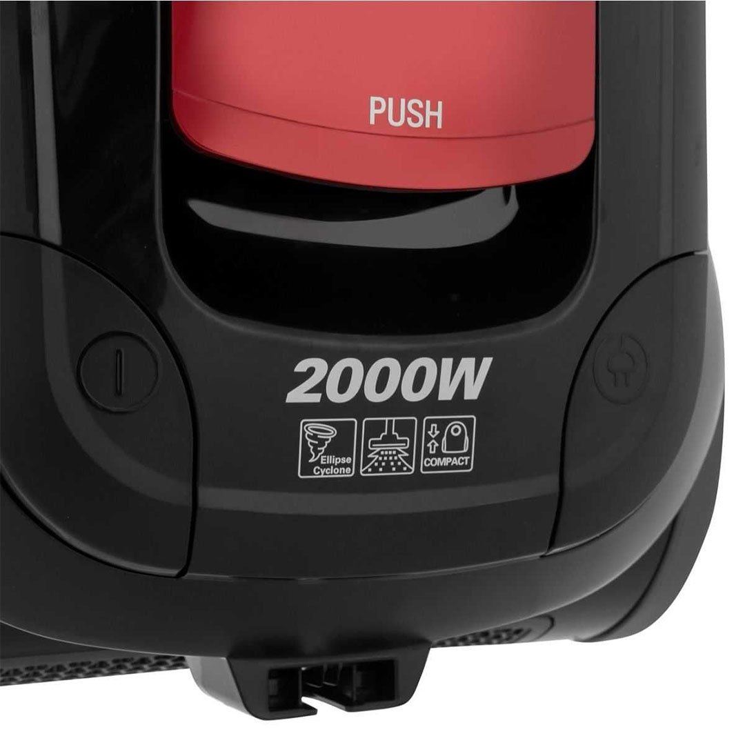 مكنسة LG كهربائية بدون كيس - 2000 وات - أحمر VC5420NNTR