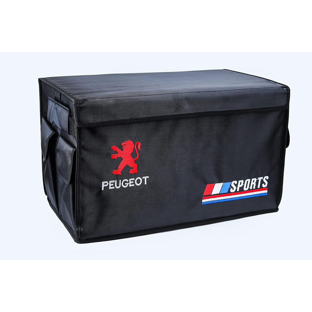 صندوق تخزين منظم لشنطة العربية - بيجو - اسود