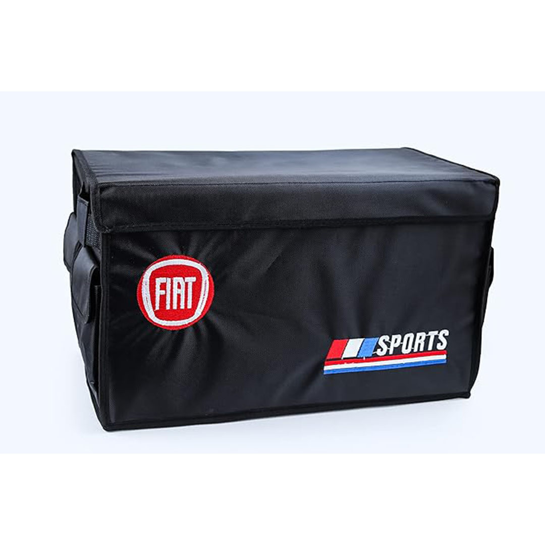 صندوق تخزين منظم لشنطة العربية - فيات - أسود