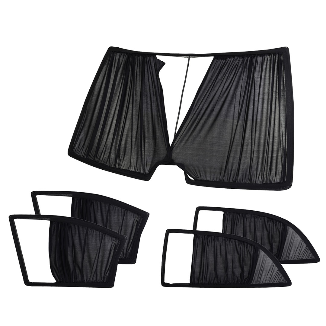 طقم ستائر واقية للشمس متحركة - 5 قطع - لسيارة متسوبيشى لانسر كريستالة