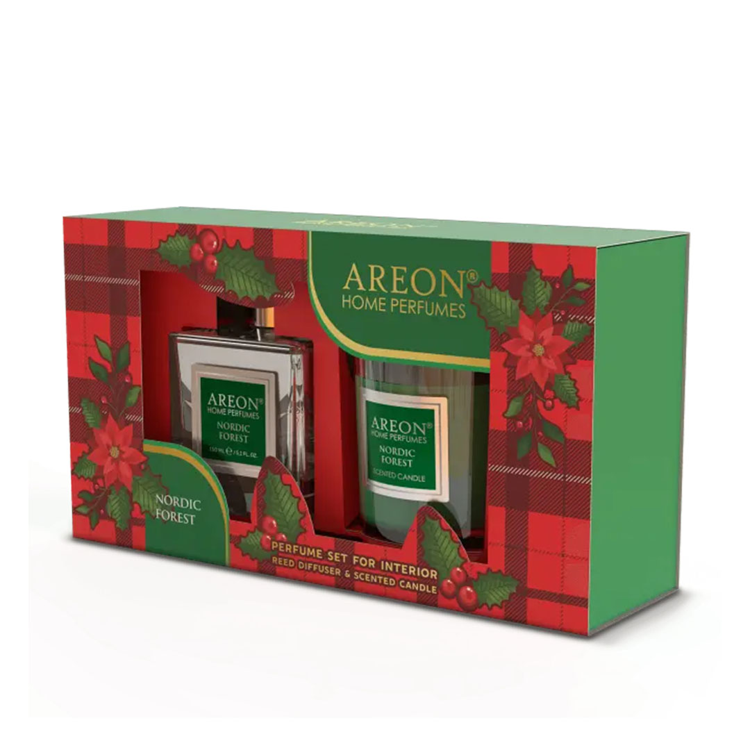 عرض كاندل ومعطر ستيكس من اريون - رائحة الغابات الشمالية