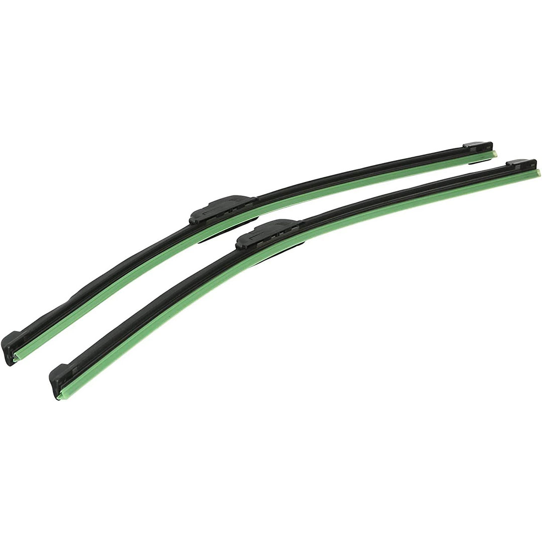 مساحة لزجاج السيارة الامامي 2 قطعة - 16 بوصة - أسود