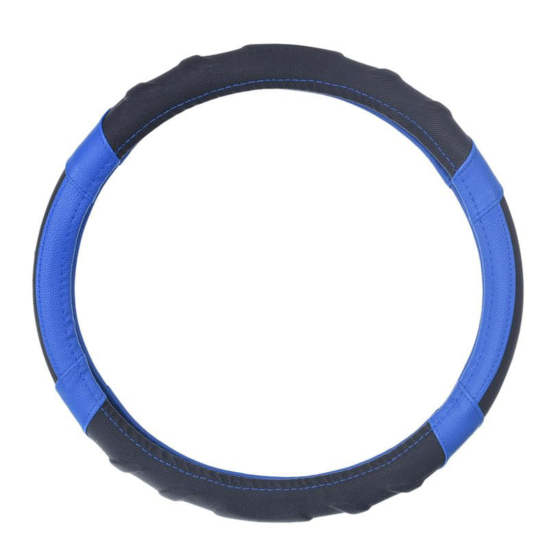 غطاء طارة دركسيون من الجلد والمطاط - أزرق - 3D