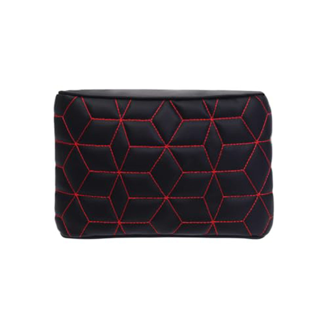 وسادة مسند ذراع وحدة التحكم المركزية - أحمر/أسود