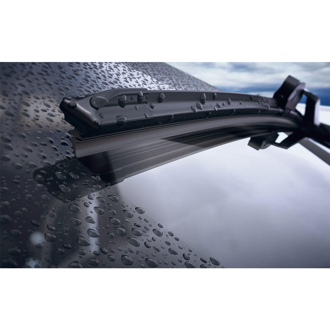 مساحة لزجاج السيارة الامامي 2 قطعة - 22 بوصة - أسود