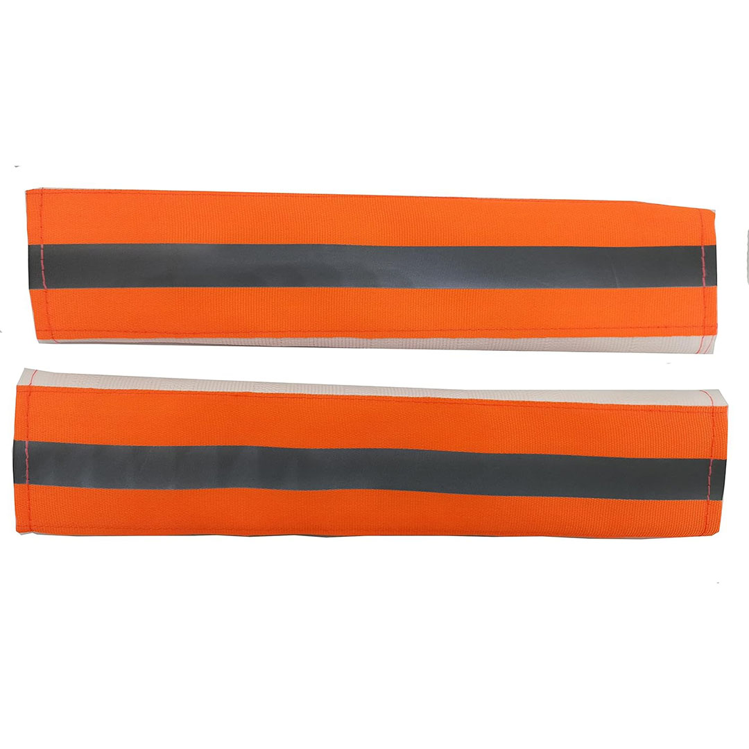 غطاء حزام الأمان - 2 قطعة - برتقالي