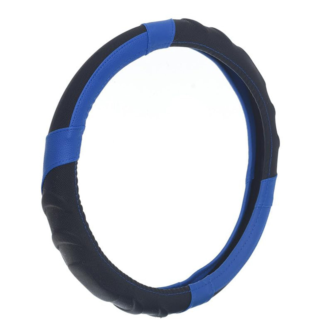 غطاء طارة دركسيون من الجلد والمطاط - أزرق - 3D