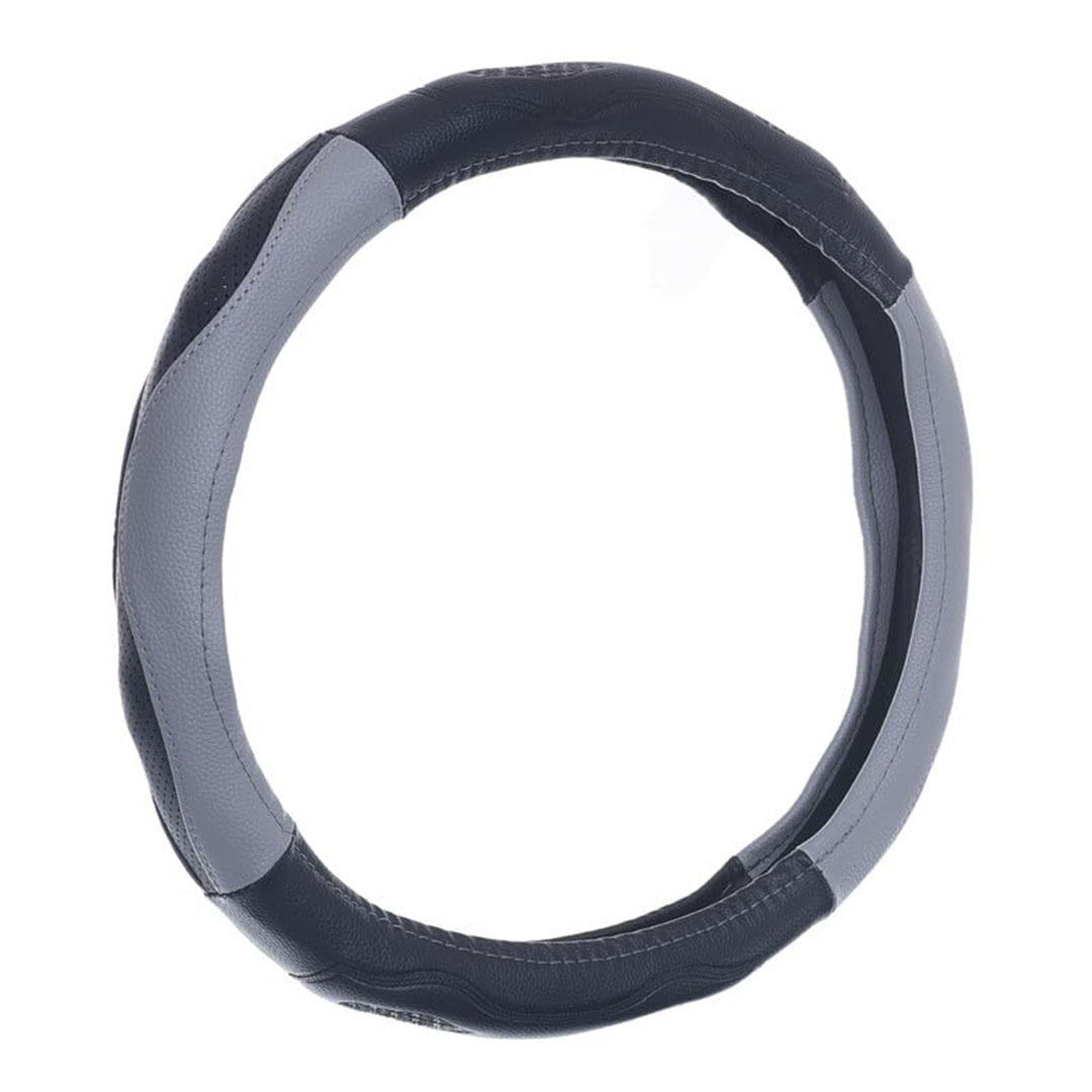 غطاء طارة دركسيون من الجلد والمطاط - رمادي - Toach 03