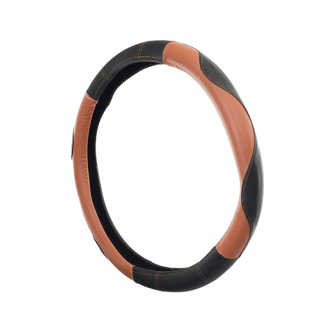 غطاء طارة دركسيون من الجلد - أسود/هافان