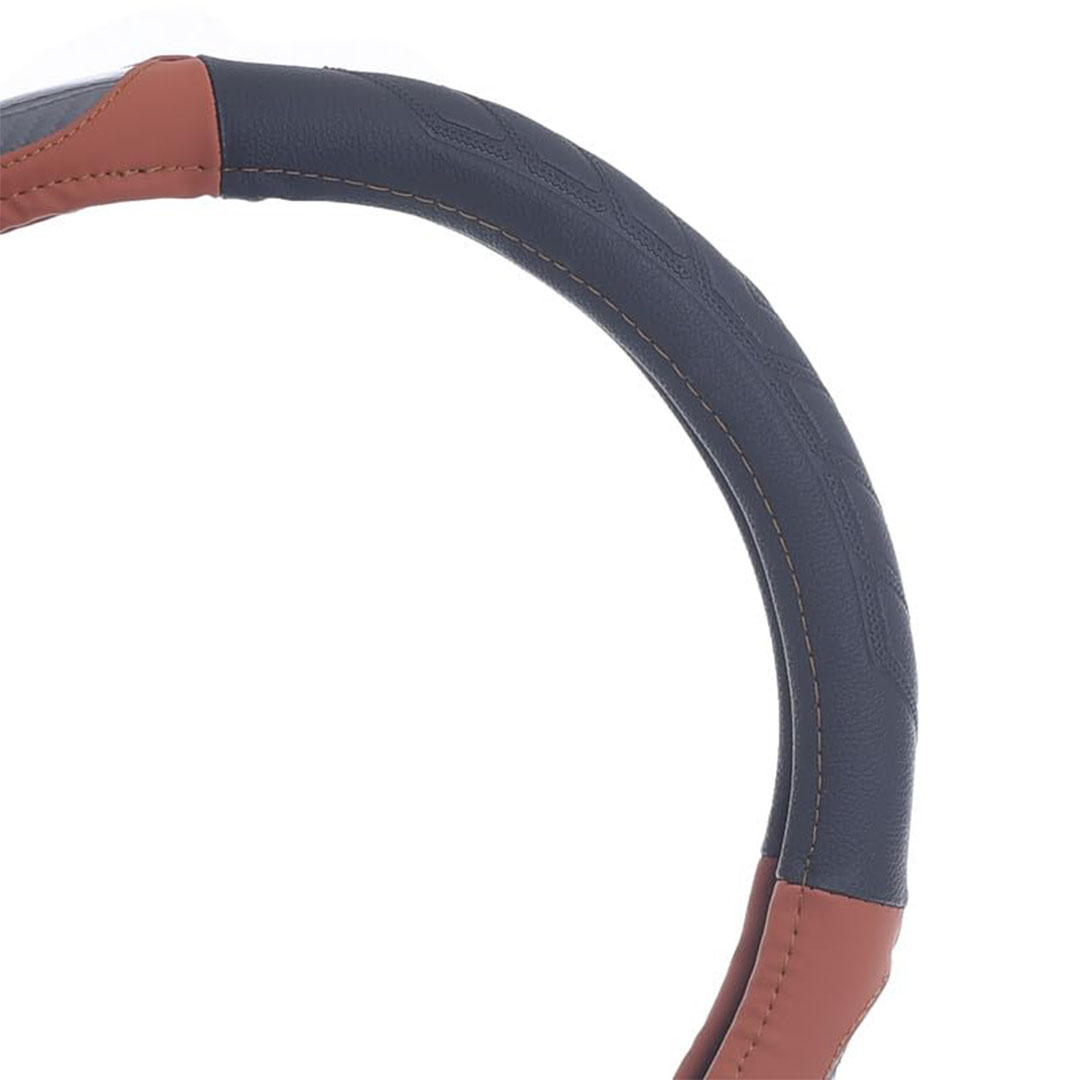 غطاء طارة دركسيون من الجلد والمطاط وألياف الكربون - هافان - QUALETY-CARBON06