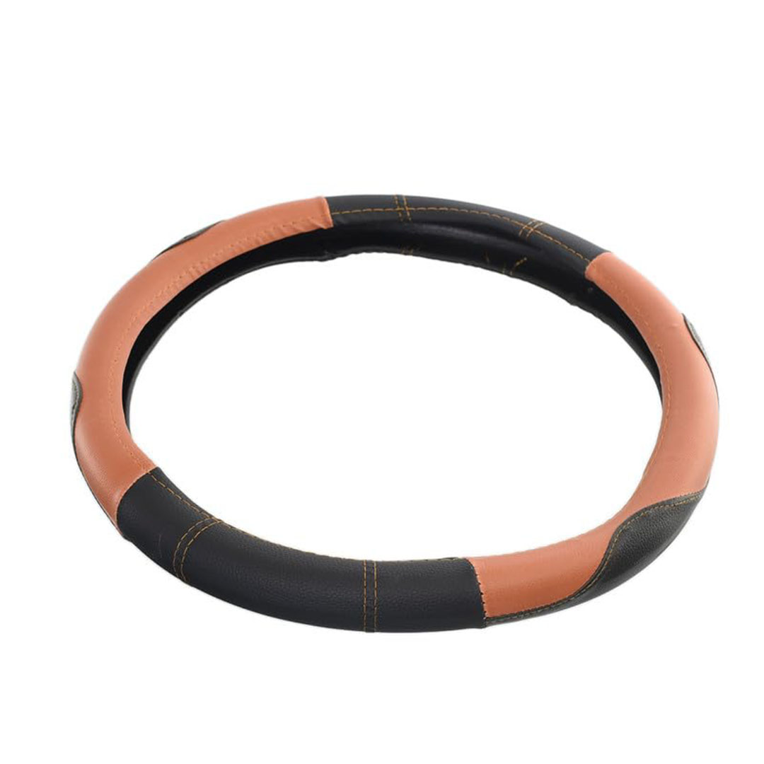 غطاء طارة دركسيون من الجلد - أسود/هافان