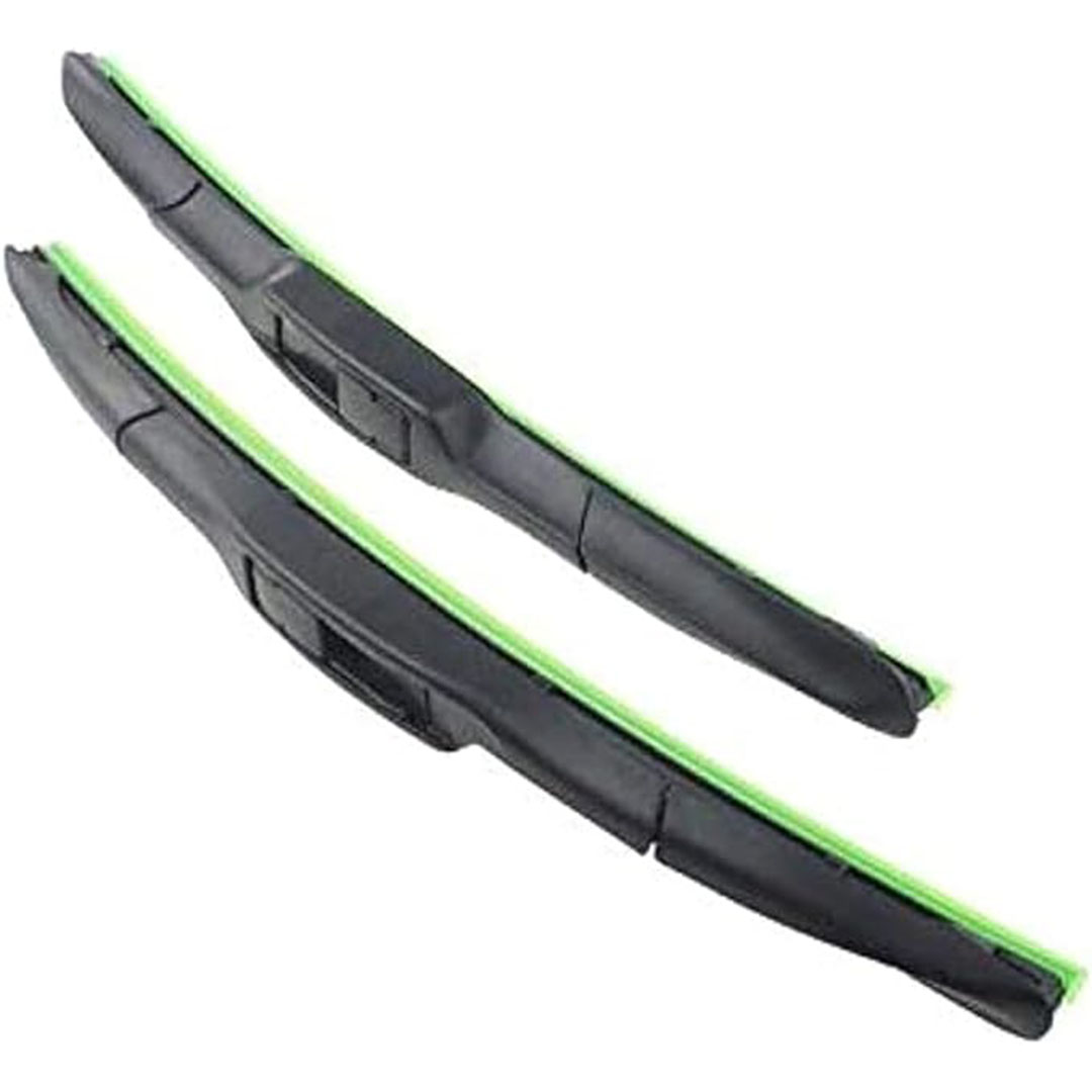 مساحة عظم لزجاج السيارة الامامي - 2 قطعة - 24 بوصة - أسود