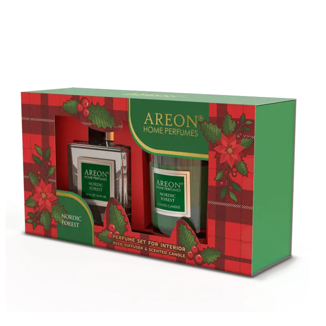 عرض كاندل ومعطر ستيكس من اريون - رائحة الغابات الشمالية