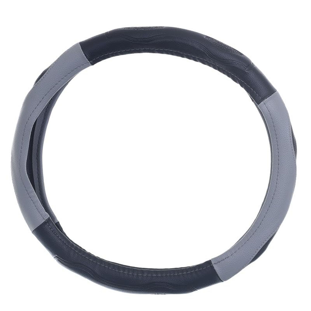 غطاء طارة دركسيون من الجلد والمطاط - رمادي - Toach 03