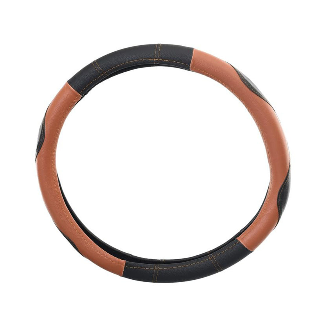 غطاء طارة دركسيون من الجلد - أسود/هافان