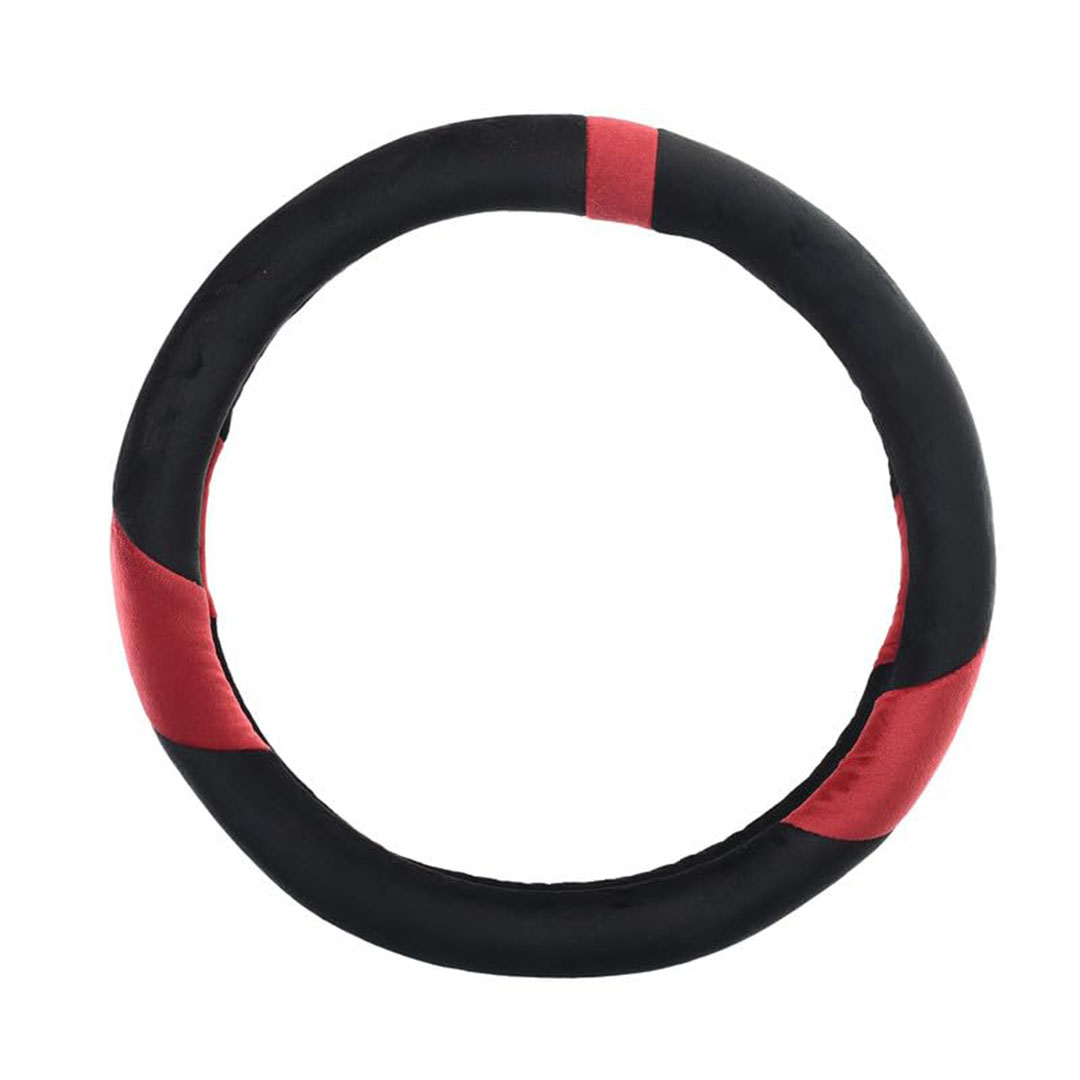 غطاء طارة دركسيون من كابوتان - أسود/أحمر