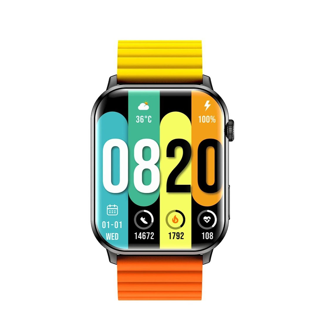 ساعة ذكية كيسليكت - تدعم المكالمات - أسود - KS YFT2031EU