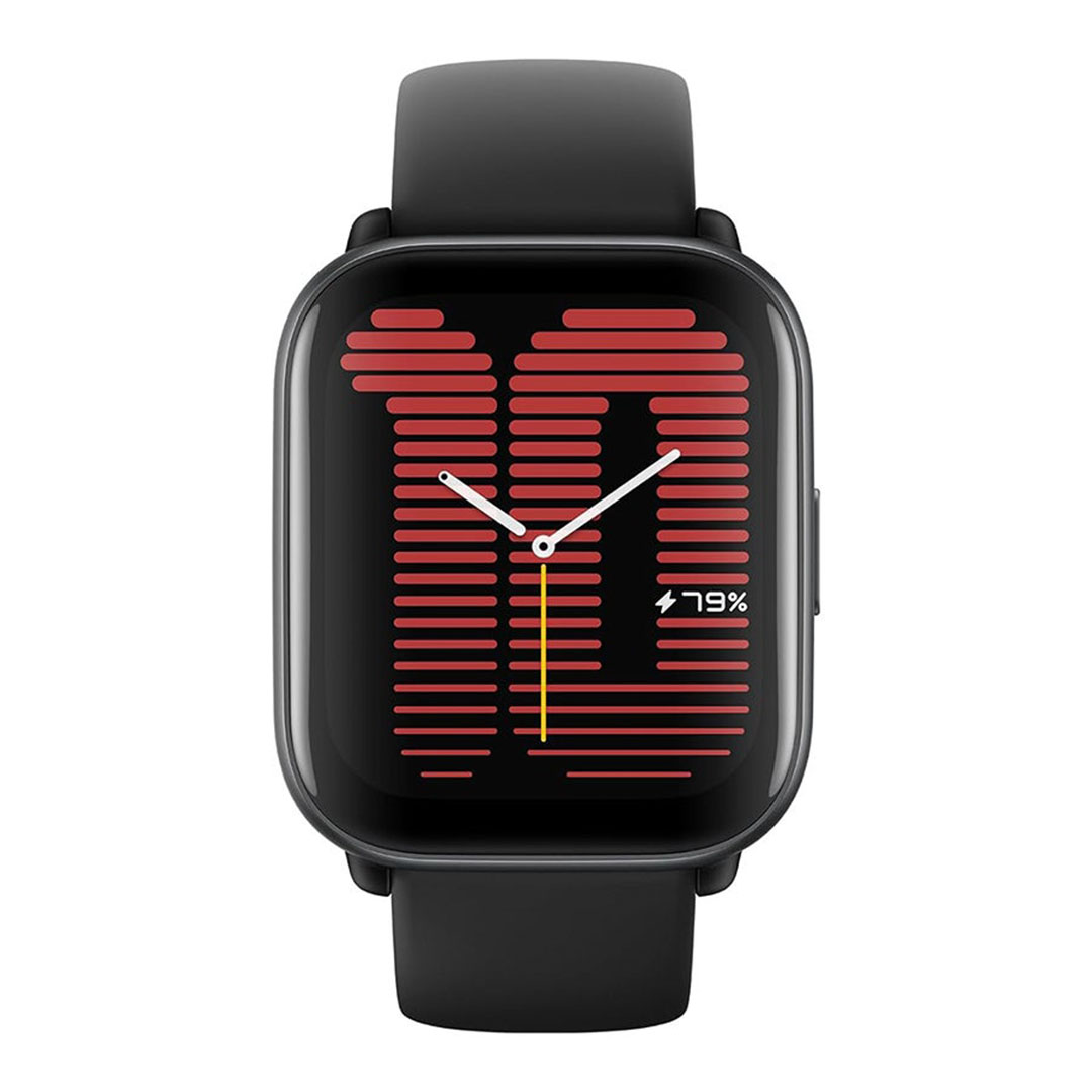 Amazfit Active ساعة ذكية - 1.75 بوصة - أسود