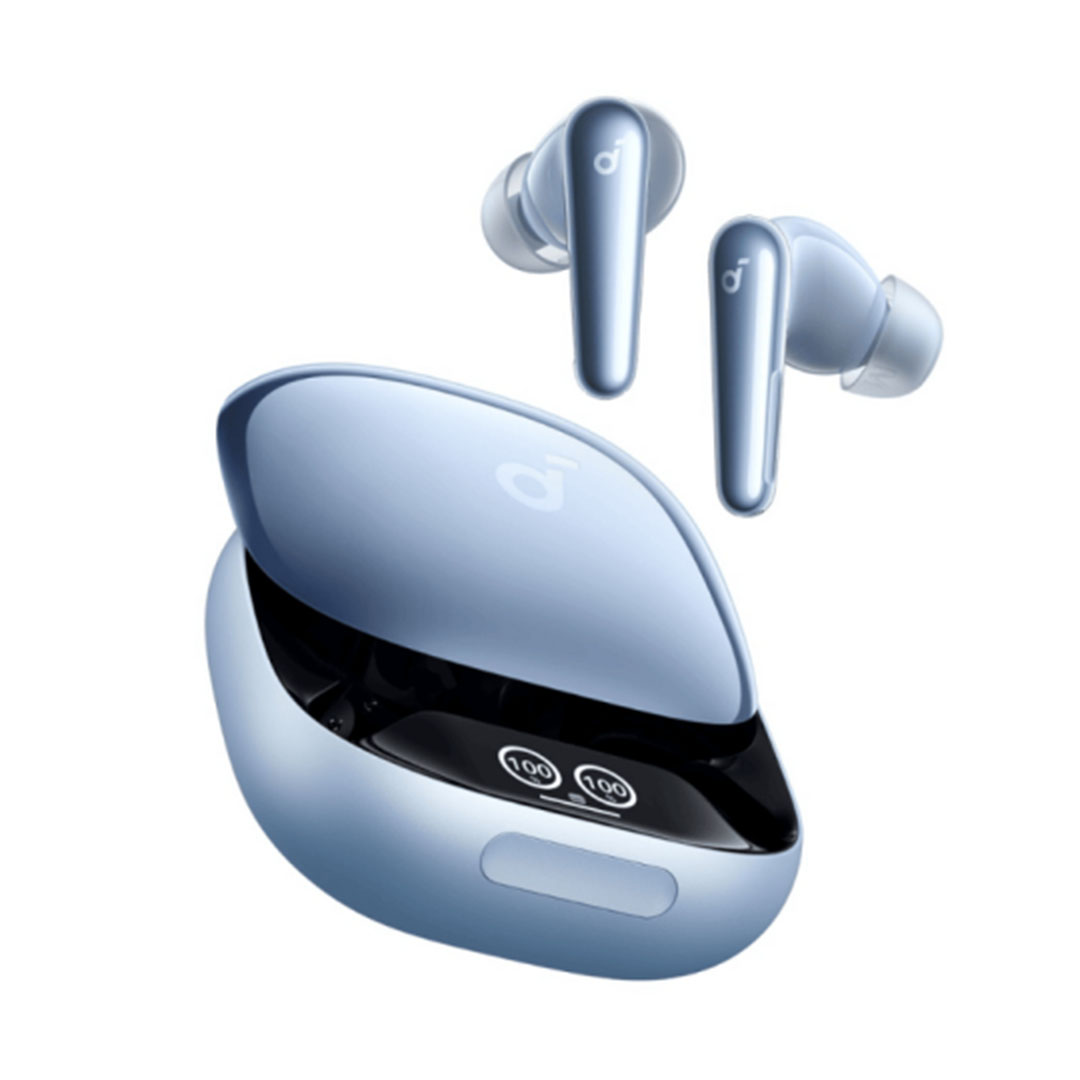 سماعات أنكر ساوندكور ليبرتي 4 برو اللاسلكية - 6 ميكروفونات - أزرق