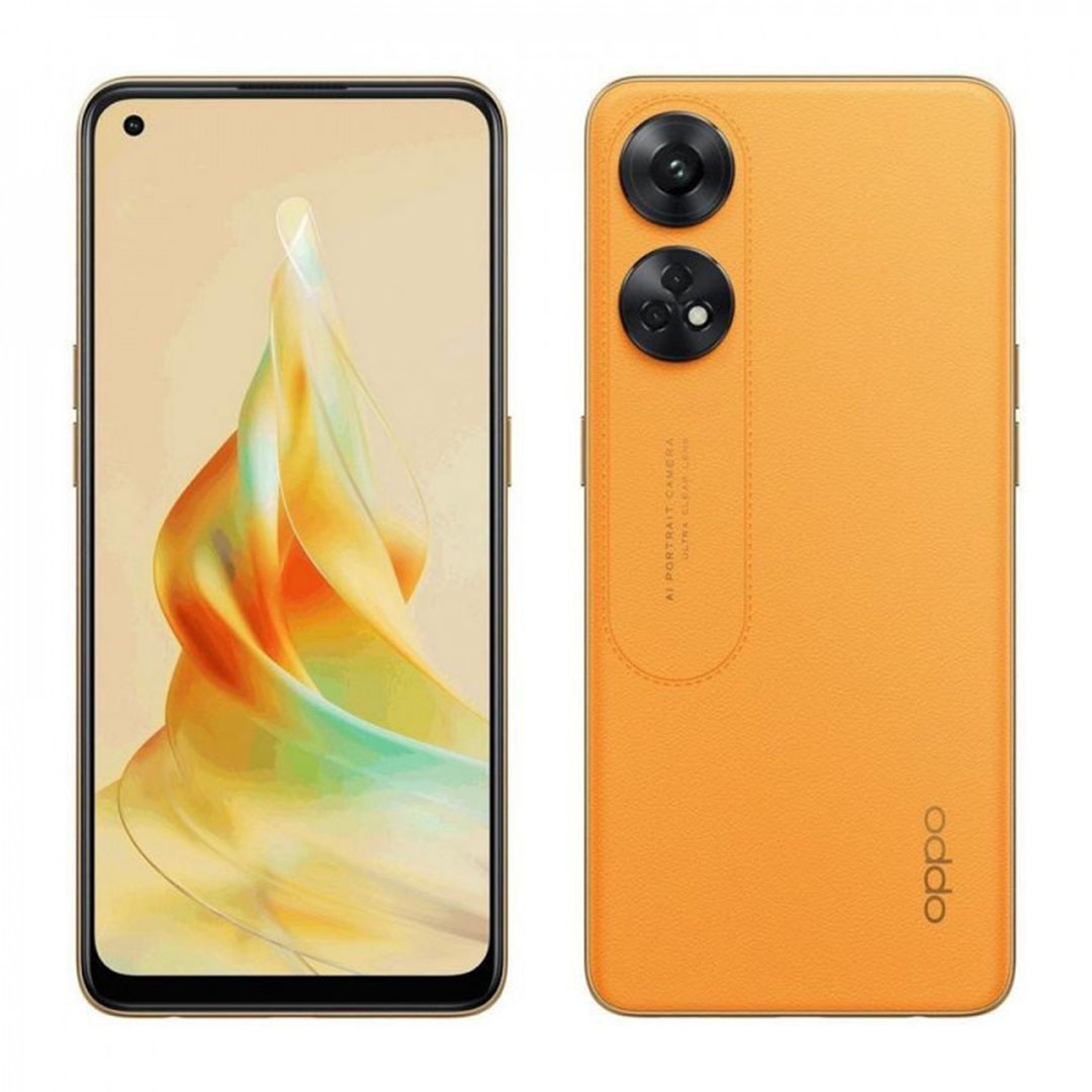اوبو 8T رينو - 128/8 جيجا - شريحتين - 4G - برتقالي - IQ-23