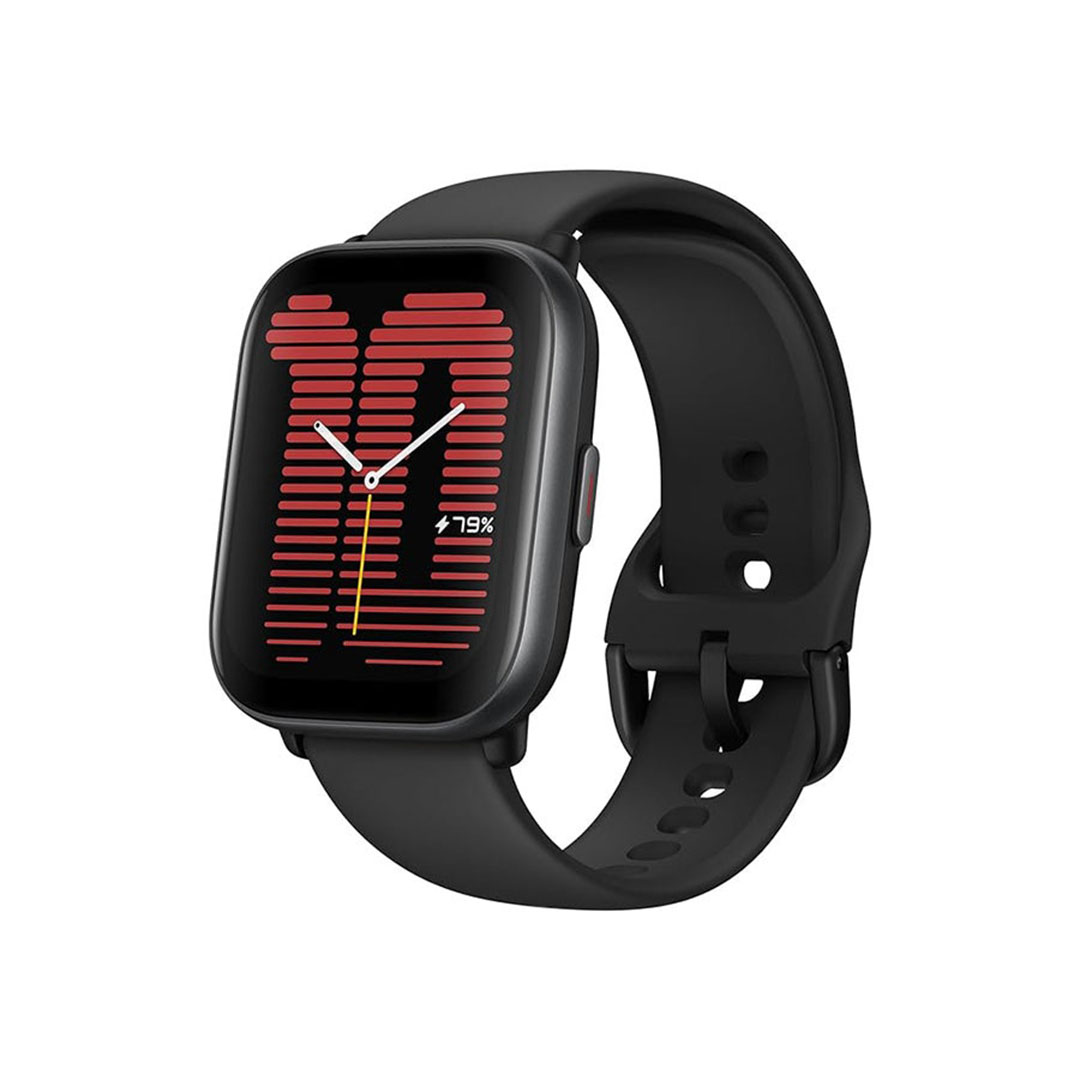 Amazfit Active ساعة ذكية - 1.75 بوصة - أسود