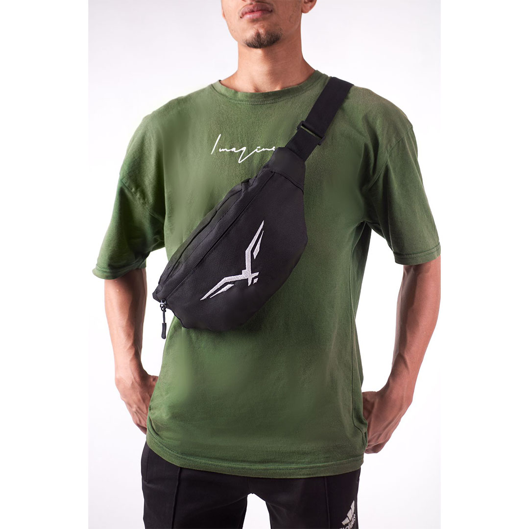 شنطة وسط للجنسين - أسود