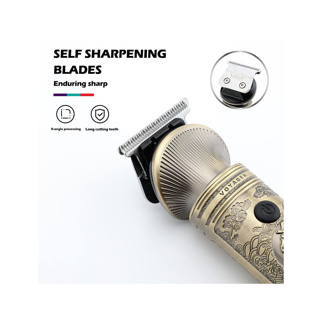 V-106 ماكينة حلاقة قابلة للإعادة الشحن - ذهبي