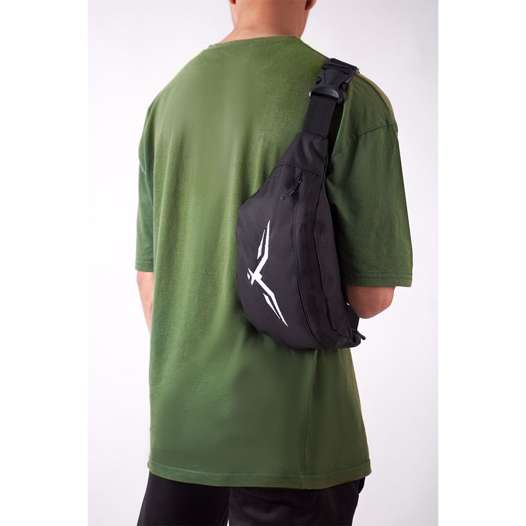 شنطة وسط للجنسين - أسود