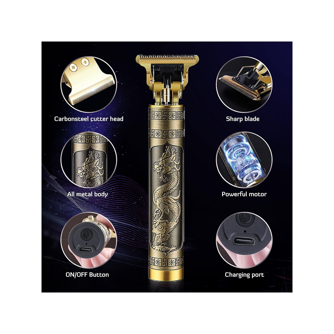 ماكينة حلاقة قابلة للإعادة الشحن - ذهبي
