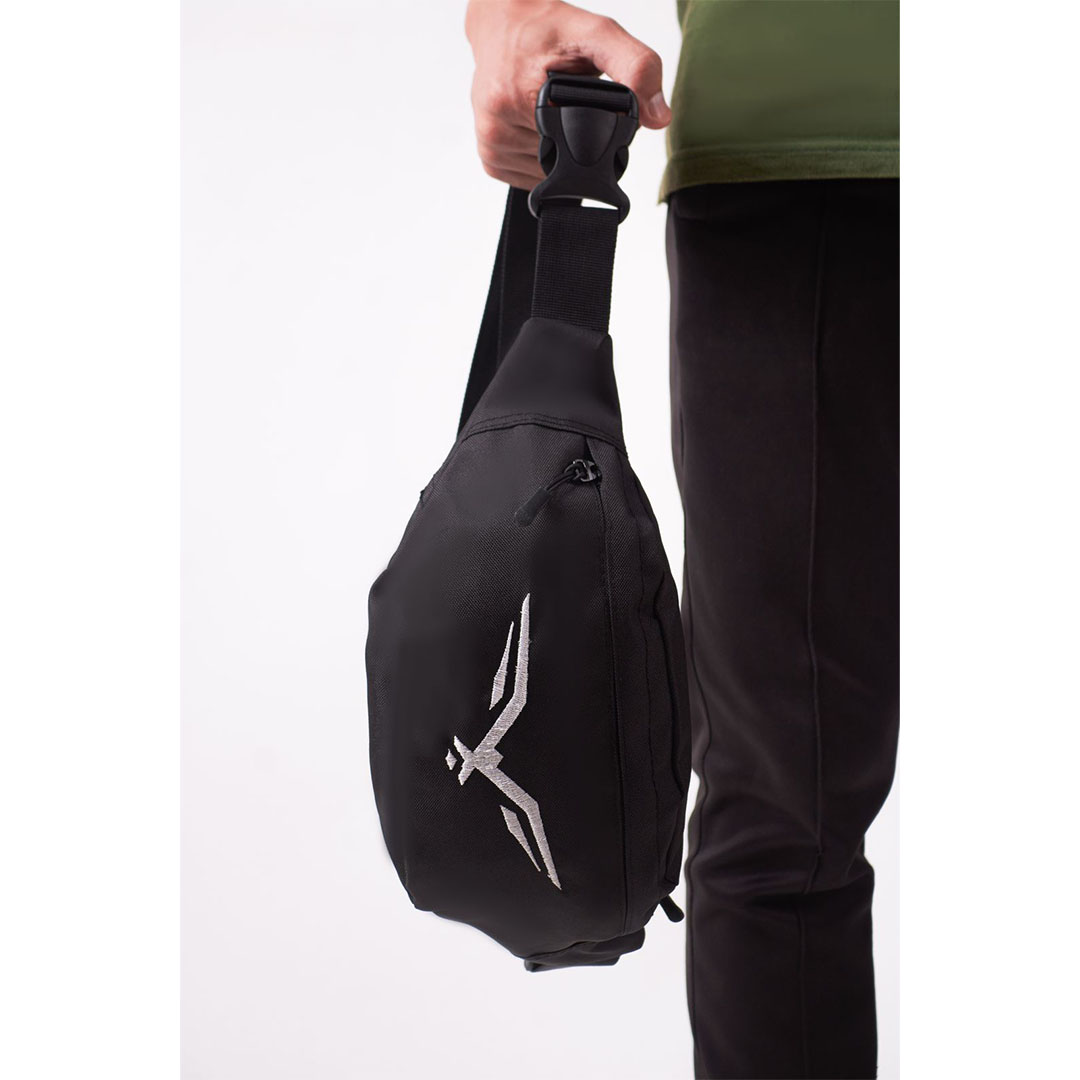 شنطة وسط للجنسين - أسود