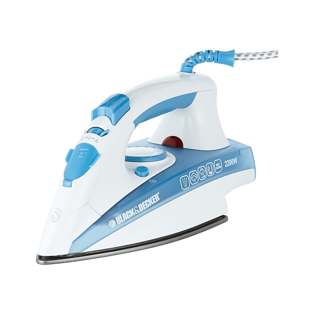 X2000 مكواة بخار - 2200 وات - أبيض/أزرق