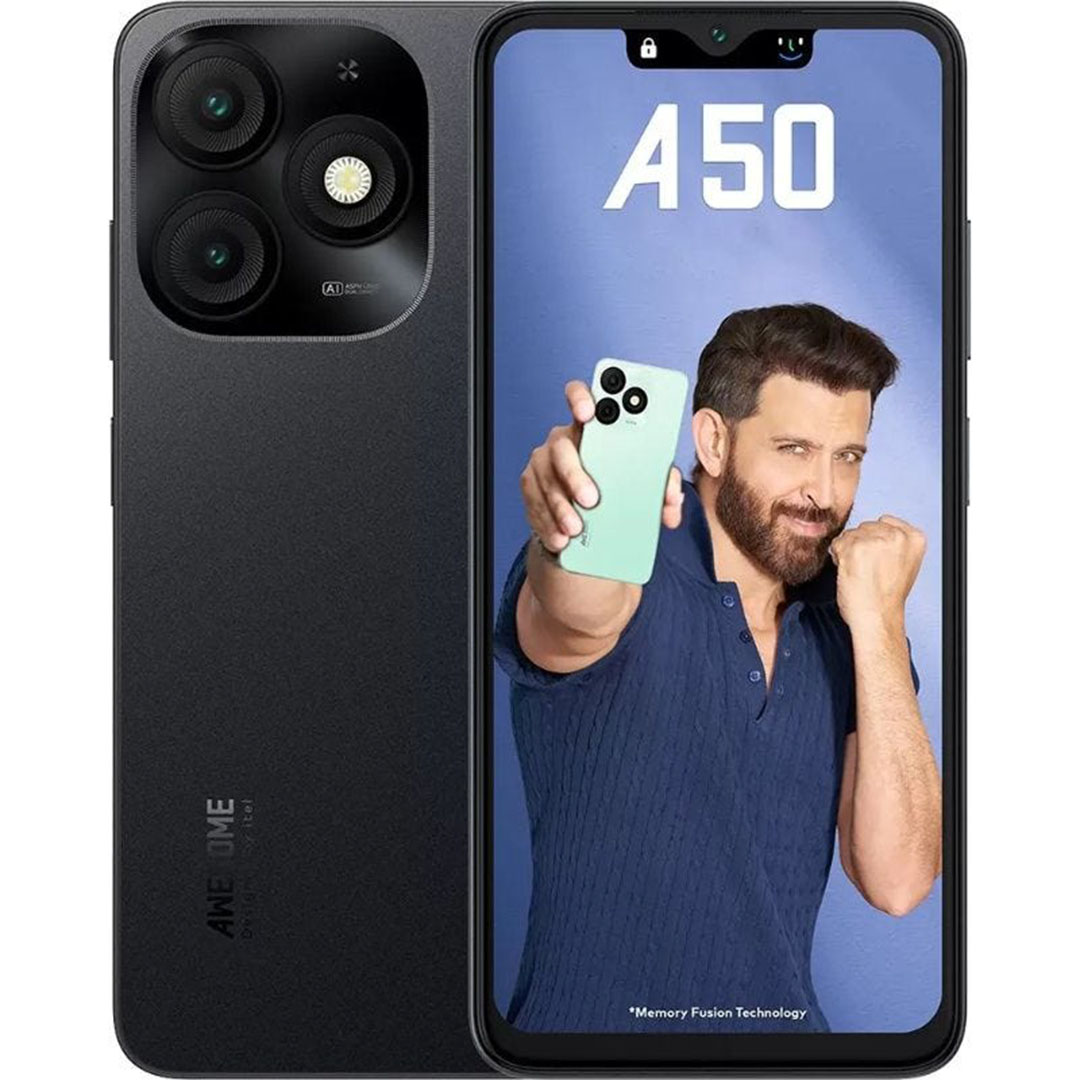 موبيل إتيل A50 - 8 /128 جيجابايت 4G - أسود