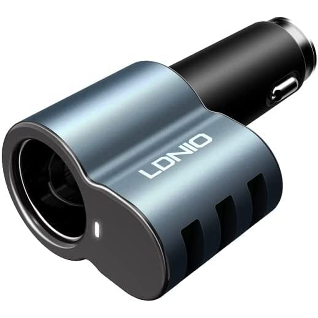 شاحن سيارة Ldnio تايب C - أسود